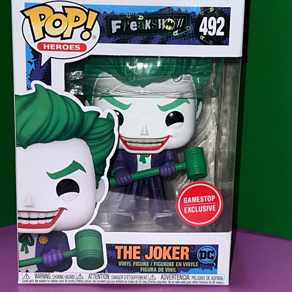 Funko Pop! Heroes The Joker with Green and Purple